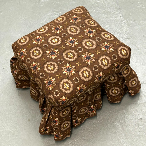 Vintage footstool ottoman vera - footstool,