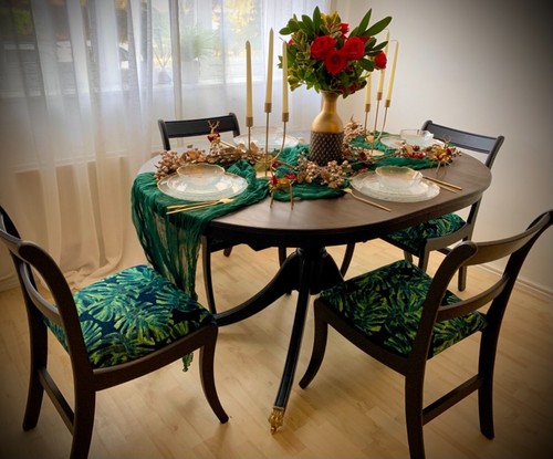 Vintage dining table and - vintage,