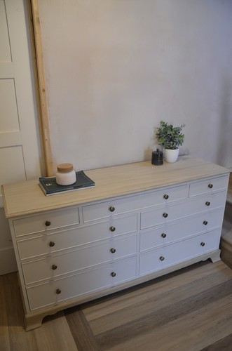 Newly refinished bradley chest - refinished,